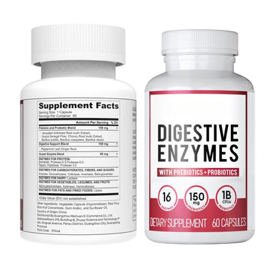 HERCULEX™  - DIGESTIVE ENZYMES 60CT + 60B PROBIOTIC 30CT